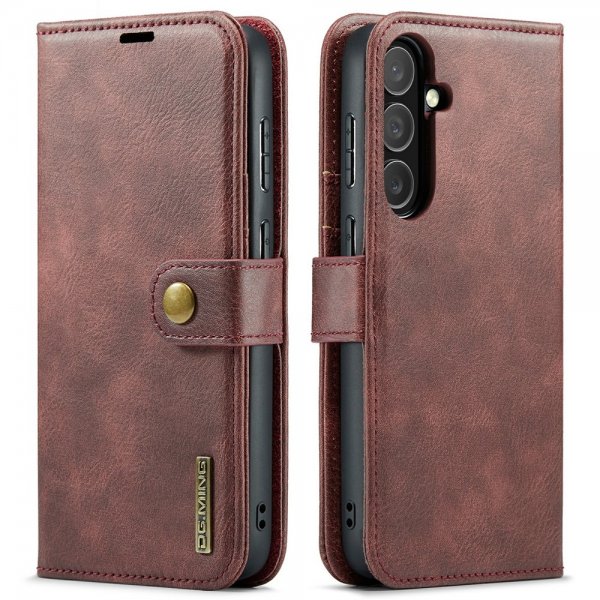 Dg.Ming Samsung Galaxy S25 FE Etui med Aftagelig Skal Rød