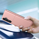 Samsung Galaxy S25 FE Cover Card Slide Mørkeblå
