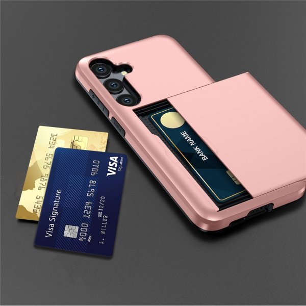 Samsung Galaxy S25 FE Cover Card Slide Mørkeblå
