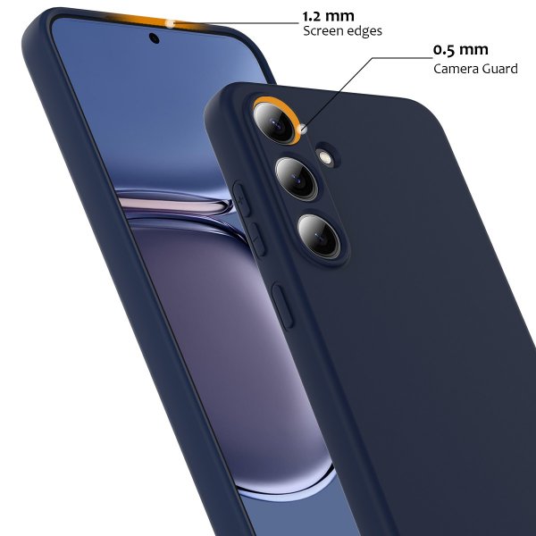 Samsung Galaxy S25 FE Cover med Rem Silikone MagSafe Mørkeblå
