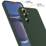Samsung Galaxy S25 FE Cover med strop Silikone MagSafe Mørkegrøn