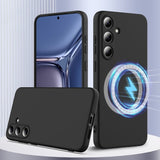 Samsung Galaxy S25 FE Cover med Rem Silikone MagSafe Sort