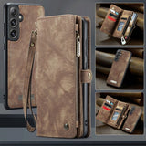 CaseMe Samsung Galaxy S25 Etui 008 Series Aftageligt Cover Brun