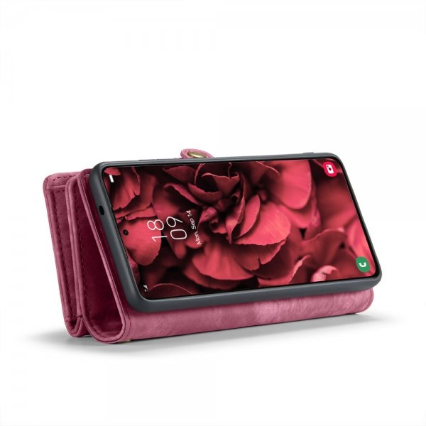 CaseMe Samsung Galaxy S25 Etui 008 Series Aftageligt Cover Rød