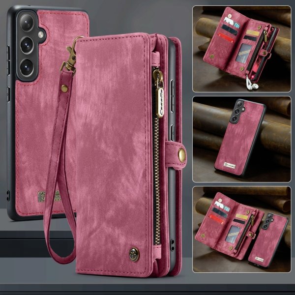 CaseMe Samsung Galaxy S25 Etui 008 Series Aftageligt Cover Rød