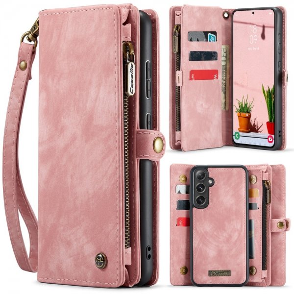 CaseMe Samsung Galaxy S25 Etui 008 Series Aftageligt Cover Rosa