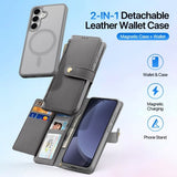 Dux Ducis Samsung Galaxy S25 Cover 2-i-1 Lawa Series MagSafe Grå