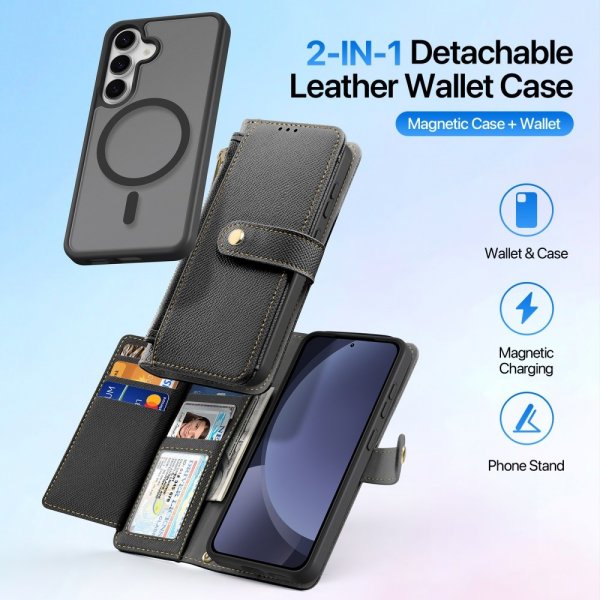 Dux Ducis Samsung Galaxy S25 Cover 2-i-1 Lawa Series MagSafe Sort