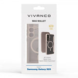Vivanco Samsung Galaxy S25 Etui Mag Wallet Greige