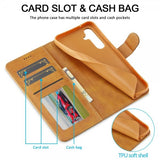Lc.Imeeke Samsung Galaxy S25 Etui med Kortlomme Standfunktion Lysebrun