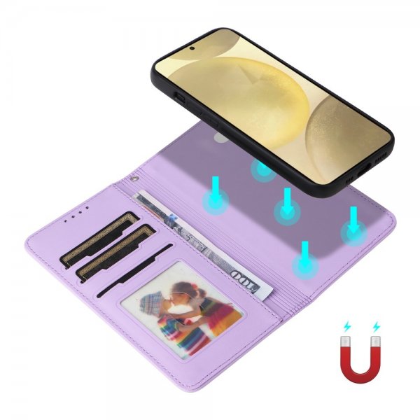 Betopnice Samsung Galaxy S25 Etui med Aftageligt Cover 005 Lilla