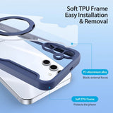 Dux Ducis Samsung Galaxy S25 Cover Skin X Pro Series Støtteben MagSafe Blå