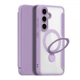 Dux Ducis Samsung Galaxy S25 Cover Skin X Pro Series Støttefod MagSafe Lilla