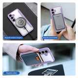 Dux Ducis Samsung Galaxy S25 Cover Skin X Pro Series Støttefod MagSafe Lilla
