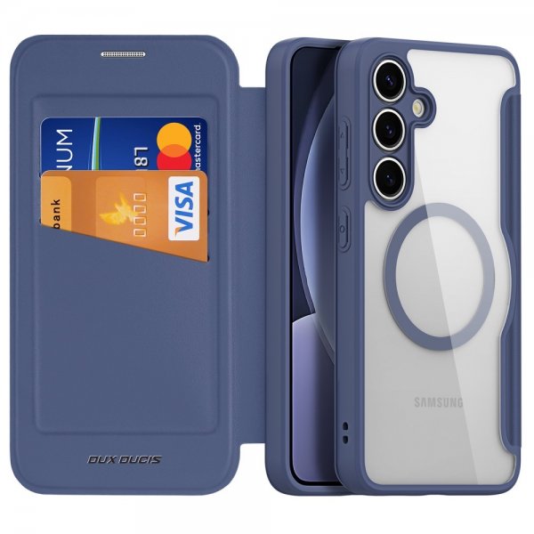 Dux Ducis Samsung Galaxy S25 Cover Skin X Pro Series MagSafe Blå