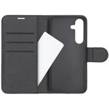 Samsung Galaxy S25 Cover med Kortrum Stativfunktion Sort