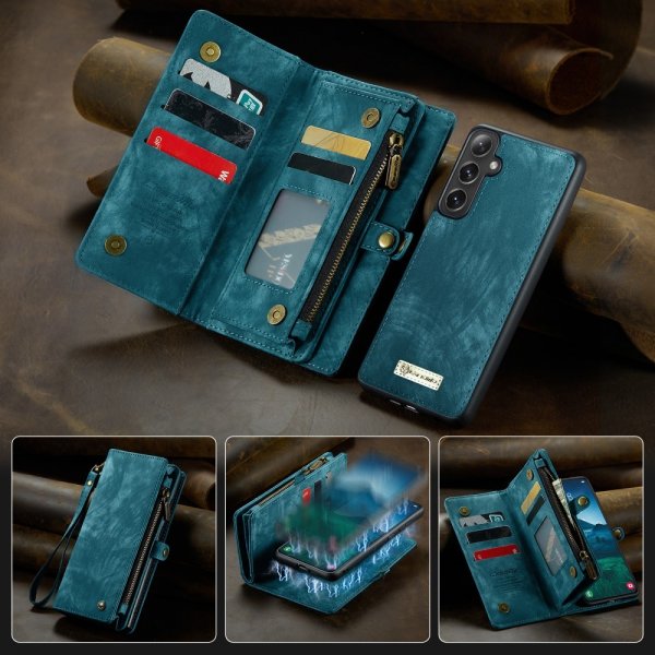 CaseMe Samsung Galaxy S25 Plus Etui 008 Series Aftageligt Cover Blå