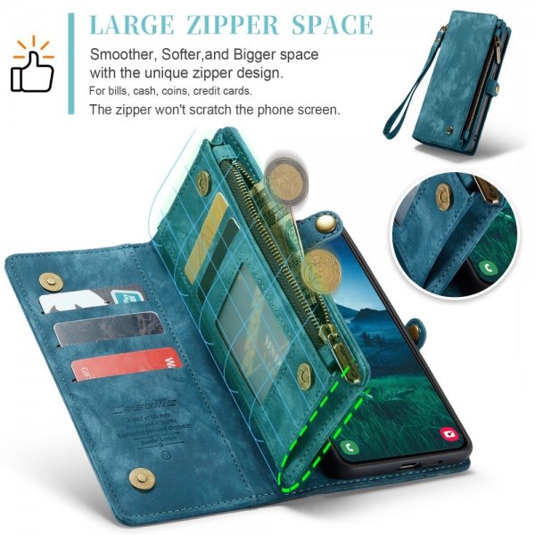 CaseMe Samsung Galaxy S25 Plus Etui 008 Series Aftageligt Cover Blå
