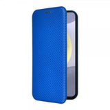 Samsung Galaxy S25 Plus Cover Kulfibertekstur Blå