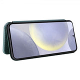 Samsung Galaxy S25 Plus Cover Kulfibertekstur Grøn