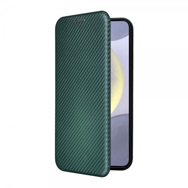 Samsung Galaxy S25 Plus Cover Kulfibertekstur Grøn