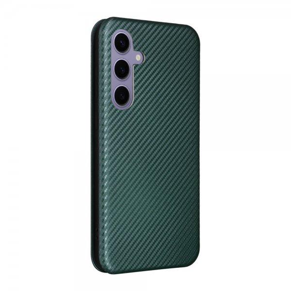 Samsung Galaxy S25 Plus Cover Kulfibertekstur Grøn