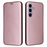 Samsung Galaxy S25 Plus Cover Kulfibertekstur Rosaguld