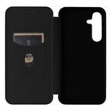 Samsung Galaxy S25 Plus Cover Kulfibertekstur Sort