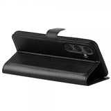 Samsung Galaxy S25 Plus Etui Litchi Sort