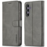 Lc.Imeeke Samsung Galaxy S25 Plus Etui med Kortlomme og Standfunktion Grå