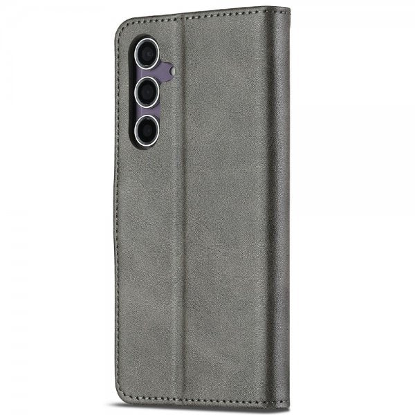 Lc.Imeeke Samsung Galaxy S25 Plus Etui med Kortlomme og Standfunktion Grå