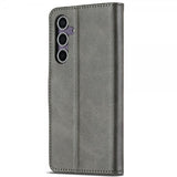 Lc.Imeeke Samsung Galaxy S25 Plus Etui med Kortlomme og Standfunktion Grå