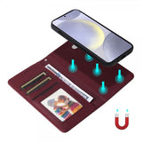 Betopnice Samsung Galaxy S25 Plus Etui med Aftageligt Cover 005 Rød