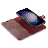 Dg.Ming Samsung Galaxy S25 Plus Etui med Aftageligt Cover Rød