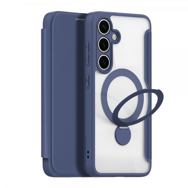 Dux Ducis Samsung Galaxy S25 Plus Cover Skin X Pro Series Kickstand MagSafe Blå