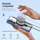 Dux Ducis Samsung Galaxy S25 Plus Cover Skin X Pro Series Kickstand MagSafe Blå