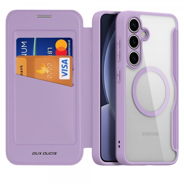 Dux Ducis Samsung Galaxy S25 Plus Cover Skin X Pro Series MagSafe Lilla