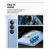 Spigen Samsung Galaxy S25 Plus Kamerabeskyttelse GLAS.tR EZ Fit Optik Pro 2-pak Sort