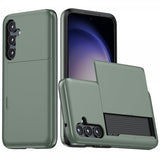 Samsung Galaxy S25 Plus Cover Card Slide Grøn