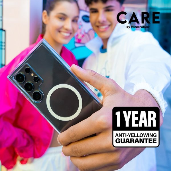 CARE by PanzerGlass Samsung Galaxy S25 Plus Cover Kickstand MagSafe Sort