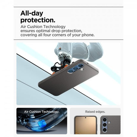 Spigen Samsung Galaxy S25 Plus Cover Liquid Air Marble Gray