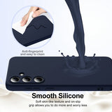 Samsung Galaxy S25 Plus Cover med Rem Silikone MagSafe Mørkeblå