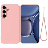 Samsung Galaxy S25 Plus Cover med Strop Silikone Rosa