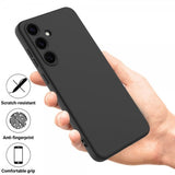 Samsung Galaxy S25 Plus Cover med Rem Silikone Sort