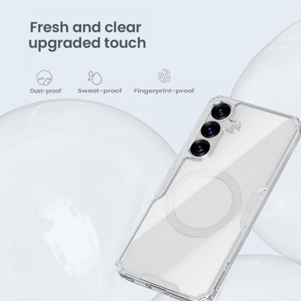 Nillkin Samsung Galaxy S25 Plus Cover Nature Pro Series MagSafe Transparent