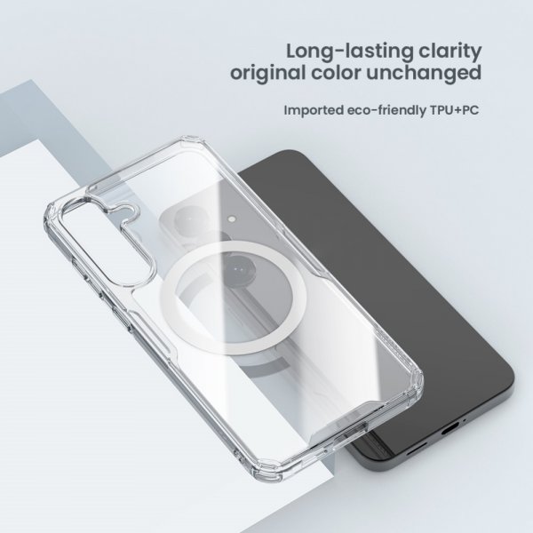 Nillkin Samsung Galaxy S25 Plus Cover Nature Pro Series MagSafe Transparent