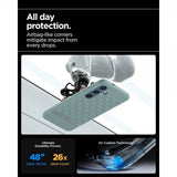 Spigen Samsung Galaxy S25 Plus Cover Parallax MagFit Sage Green