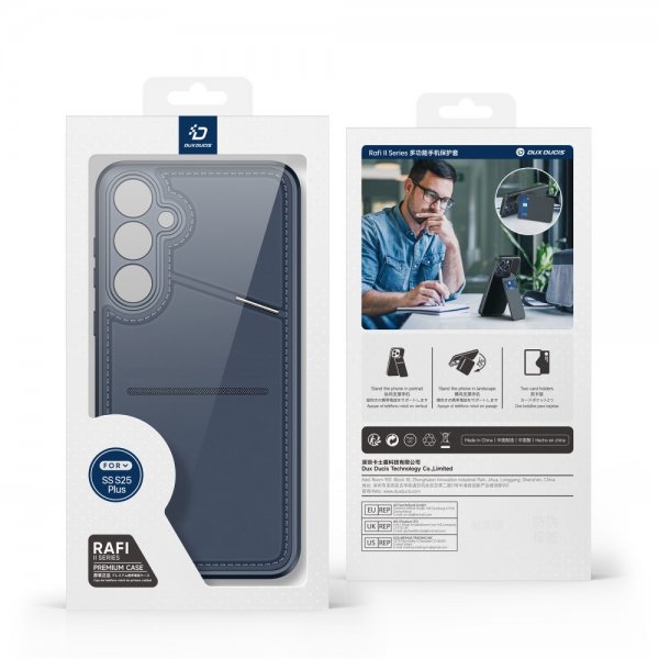 Dux Ducis Samsung Galaxy S25 Plus Cover Rafi II Series MagSafe Blå