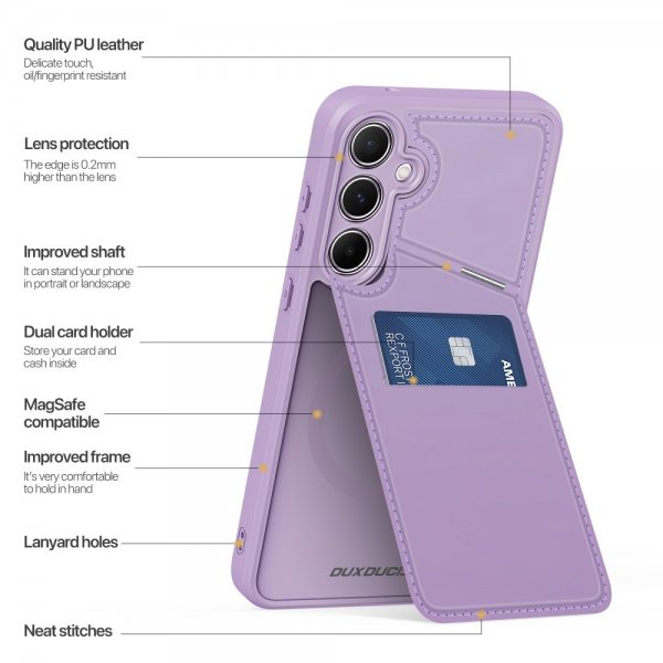 Dux Ducis Samsung Galaxy S25 Plus Cover Rafi II Series MagSafe Lilla