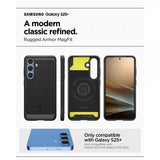 Spigen Samsung Galaxy S25 Plus Cover Rugged Armor MagFit Mat Sort